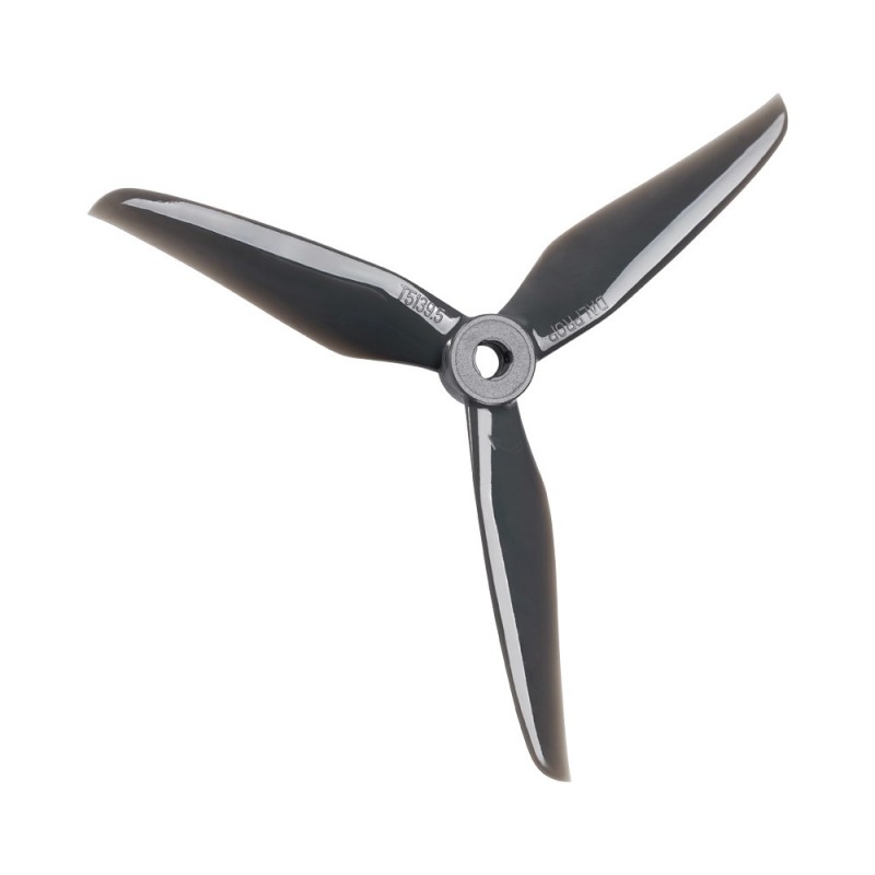 Foxeer DalProp Cyclone Triblade T5139.5 Propeller 2 Pair CW+CCW - Metal Grey - Image 2
