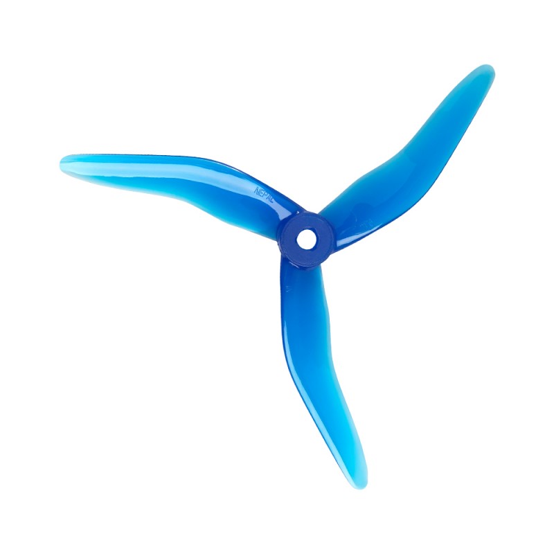 Foxeer DalProp Nepal Triblade N1 Propeller 2 Pair CW+CCW - Crystal Blue - Image 2