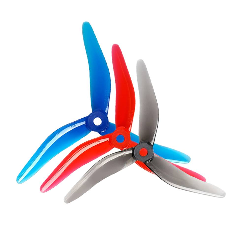 Foxeer Dalprop Nepal Triblade N2 Propeller 2 Pair CW+CCW - Crystal Red - Image 4