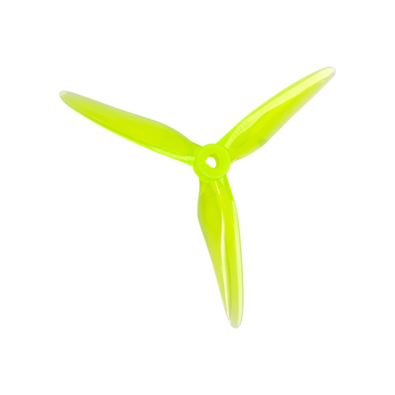 Foxeer DalProp SpitFire Triblade T5147.5 Propeller 2 Pair CW+CCW - Crystal Fluorescent Green - Image 2