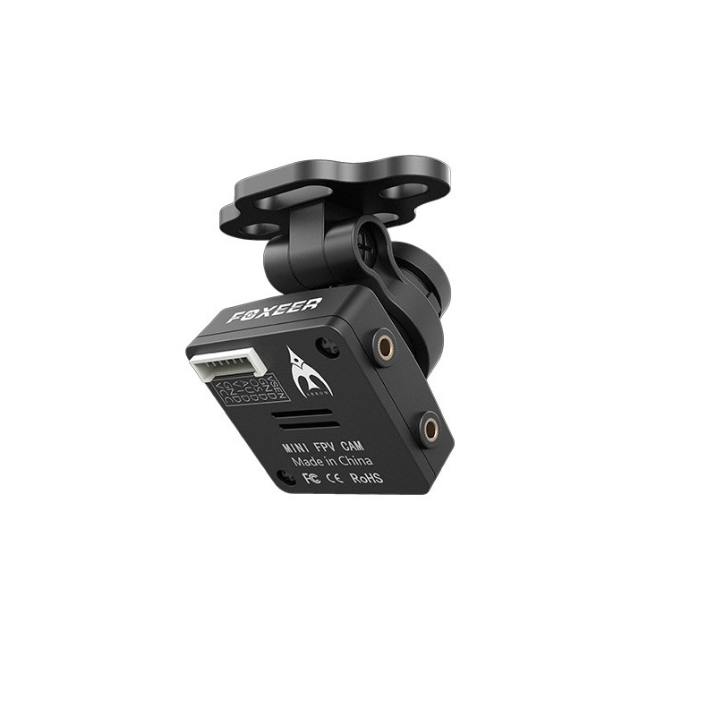 Foxeer HS1190 V2 2.8mm 600TVL CCD OSD FPV Camera with Bracket - Black PAL - Image 4