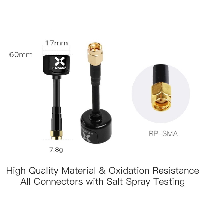 Foxeer Lollipop 4 RPSMA FPV Antenna - Black - Image 2