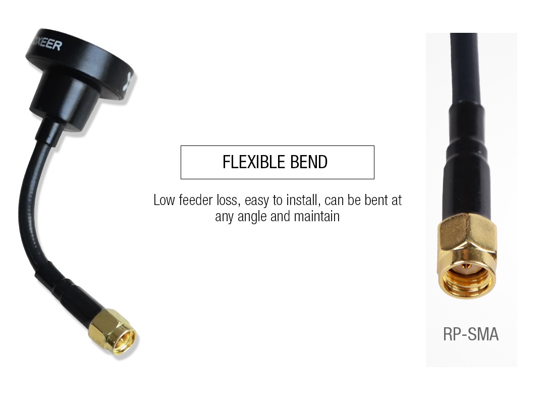 Foxeer Pagoda Pro 5.8GHz RHCP Omni FPV Antenna - Black - Image 2