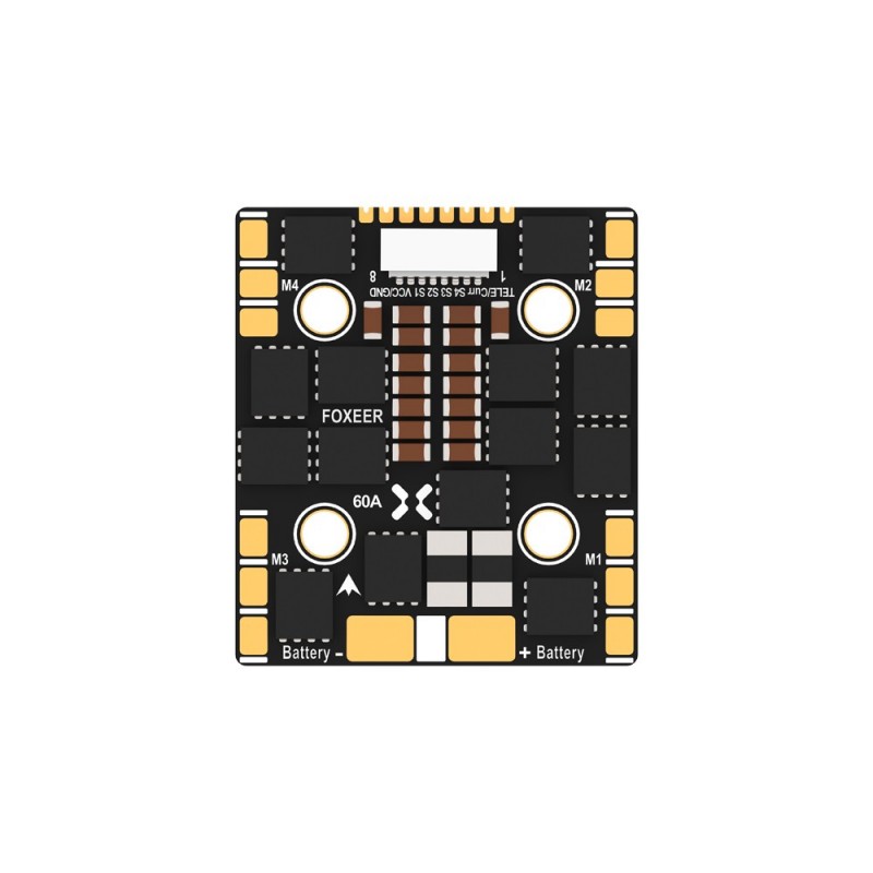 Foxeer Reaper F4 60A Slim 3-8S 4-in-1 BLHeli32 ESC - Image 2