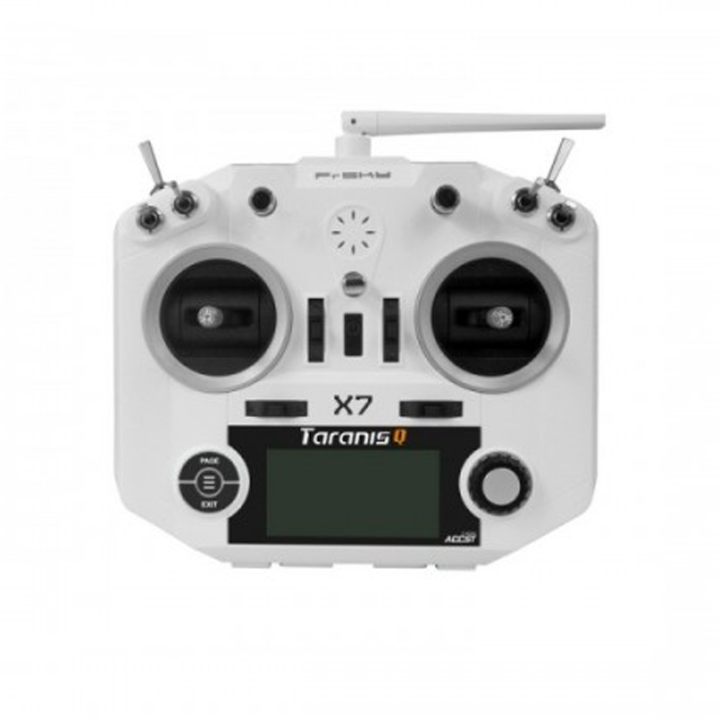 FrSky Taranis Q X7 Access Transmitter (White) with RX8R Pro Receiver