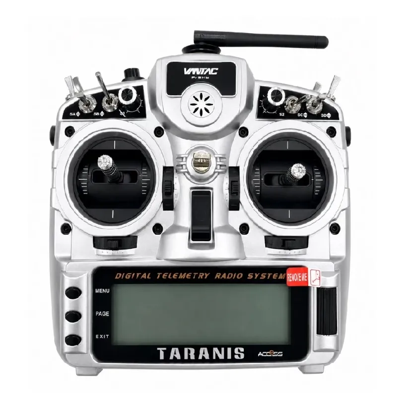 FrSky Taranis X9D Plus 2019 Digital Telemetry Drone Remote Control with FrSky RX8R Pro Receiver - Silver - Image 2