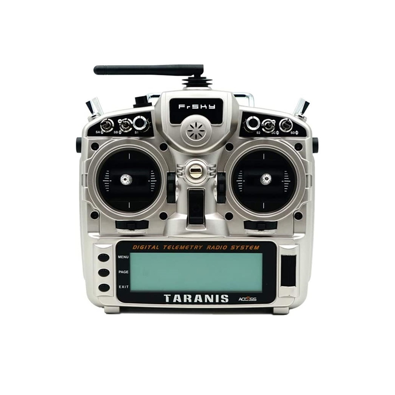 FrSky Taranis X9D Plus 2019 Digital Telemetry Drone Remote Control with R9M 2019 Module and R9MX Receiver - Silver
