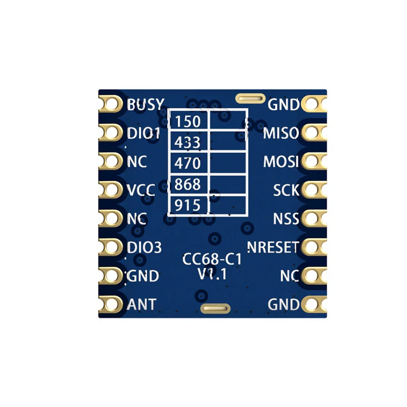 G-NiceRF CC68-C1-868/915 LLCC68 LoRa Module w/ SPI - Image 2