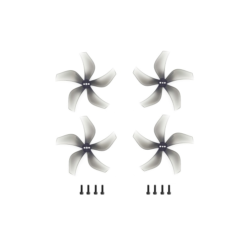 Gemfan 2925 Ducted PC 5-Blade Propeller 2.9x2.5 2mm Mount - Clear Gray - (2CW+2CCW) - Image 2