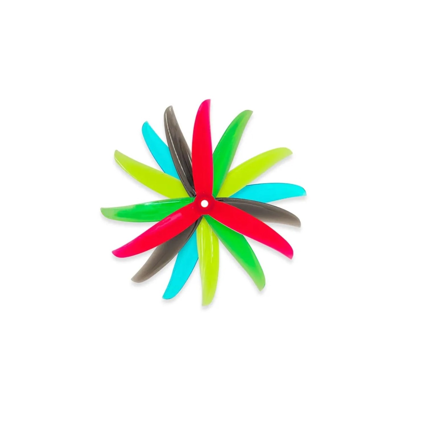 Gemfan VANOVER 5136 PC 3-Blade Propellers - Clear Green (2CW+2CCW) - Image 3