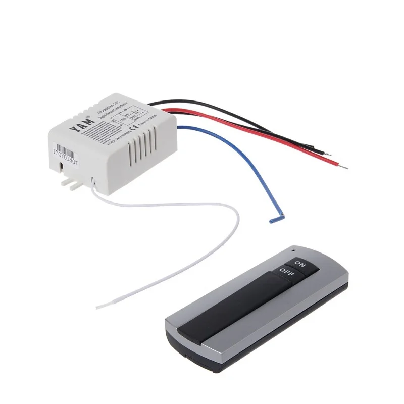 Generic 1-Channel RF Wireless Smart Switch w/ 433MHz Remote Control