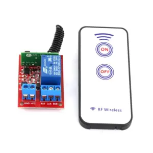Generic 12V One Channel RF Wireless Relay Module with Remote Control