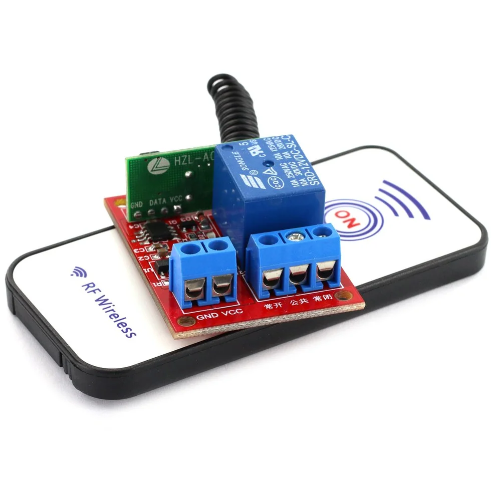 Generic 12V One Channel RF Wireless Relay Module with Remote Control - Image 4
