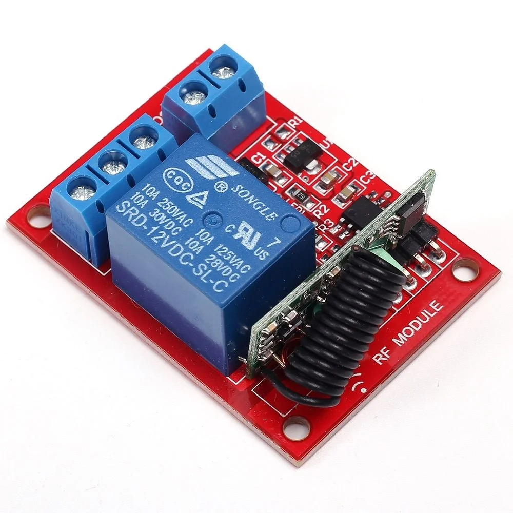 Generic 12V One Channel RF Wireless Relay Module with Remote Control - Image 5