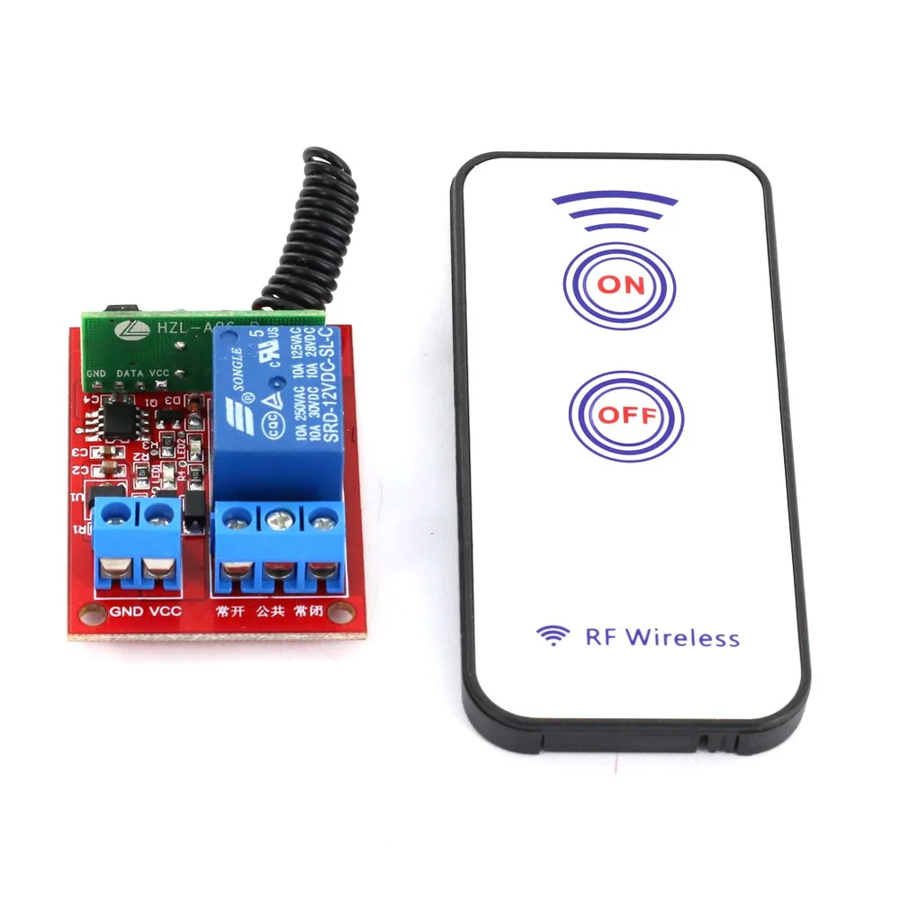 Generic 12V One Channel RF Wireless Relay Module with Remote Control - Image 6