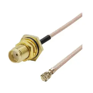 Generic 25cm RG178 IPEX1 to SMA Female RF Cable 11mm