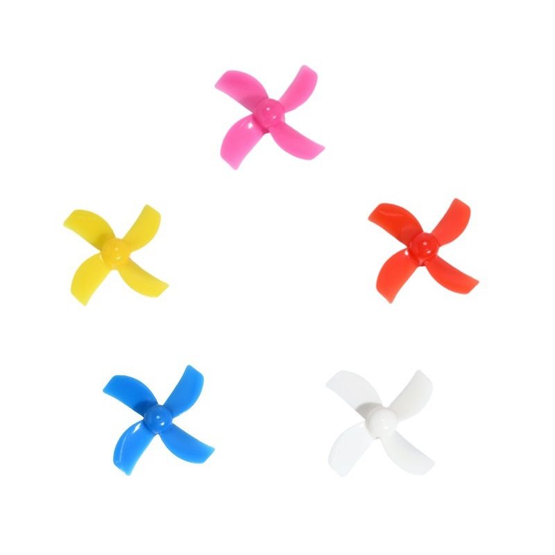 Generic 31mm 4-Blade Whoop Propeller 20-Pack (5 CW/CCW Sets) - Multicolor