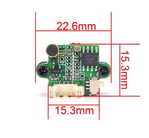 Generic 408 AHD Camera 1000TVL 90 Degree CMOS FPV Camera with Audio - Image 5