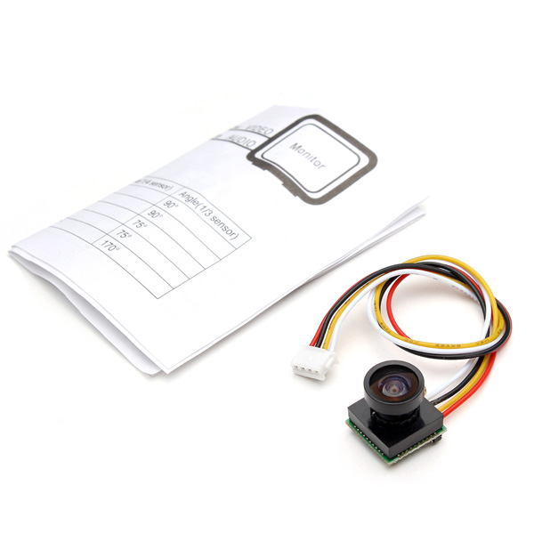 Generic 600TVL 170 Degree Mini FPV AV Camera with Audio - Image 3