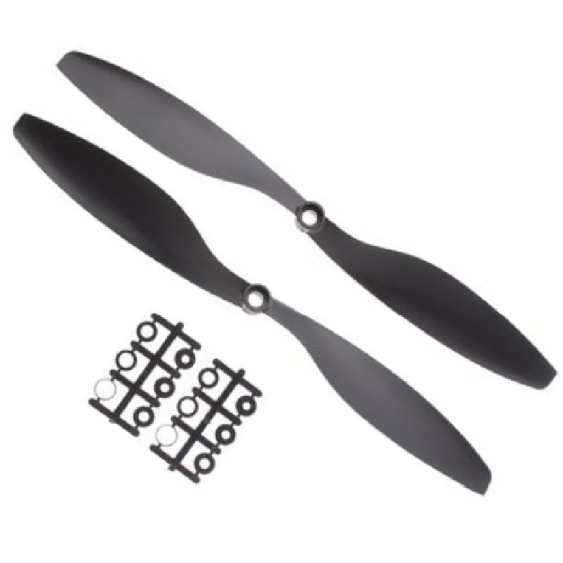 Generic 8045 GF Propellers 1CW+1CCW Pair - Black - Image 2