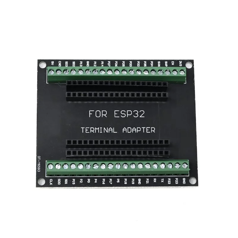 Generic Black ESP32 Breakout Board for 38-Pin Development - Image 2
