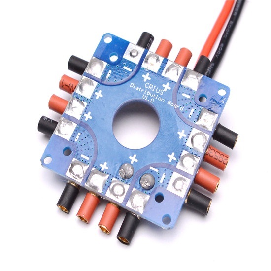 Generic PDB Soldered w/ XT60 & 3.5mm Bullet Connectors for 250mm FPV - Image 2