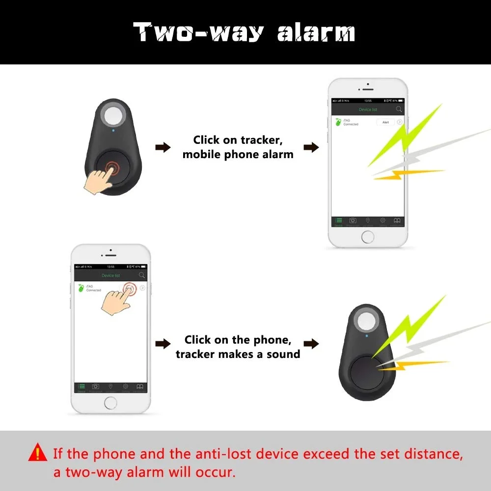 Generic Smart Anti-Lost Bluetooth Tracer for Pets & Items - Image 4