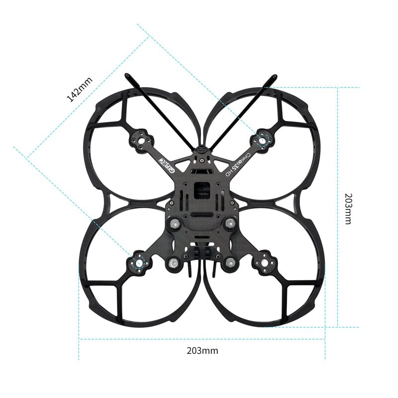 GEPRC CL35 3.5-inch Cinematic FPV Drone Frame Kit - Image 4