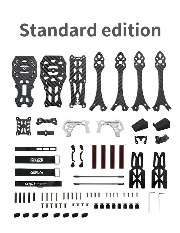 GEPRC MK5 Standard 5-Inch Freestyle Drone Frame - Image 3
