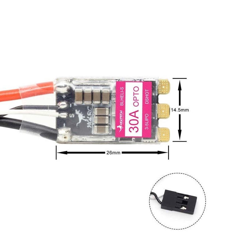 HGLRC 30A 3-5S BLHeli_S BB2 DShot600 ESC - Image 2