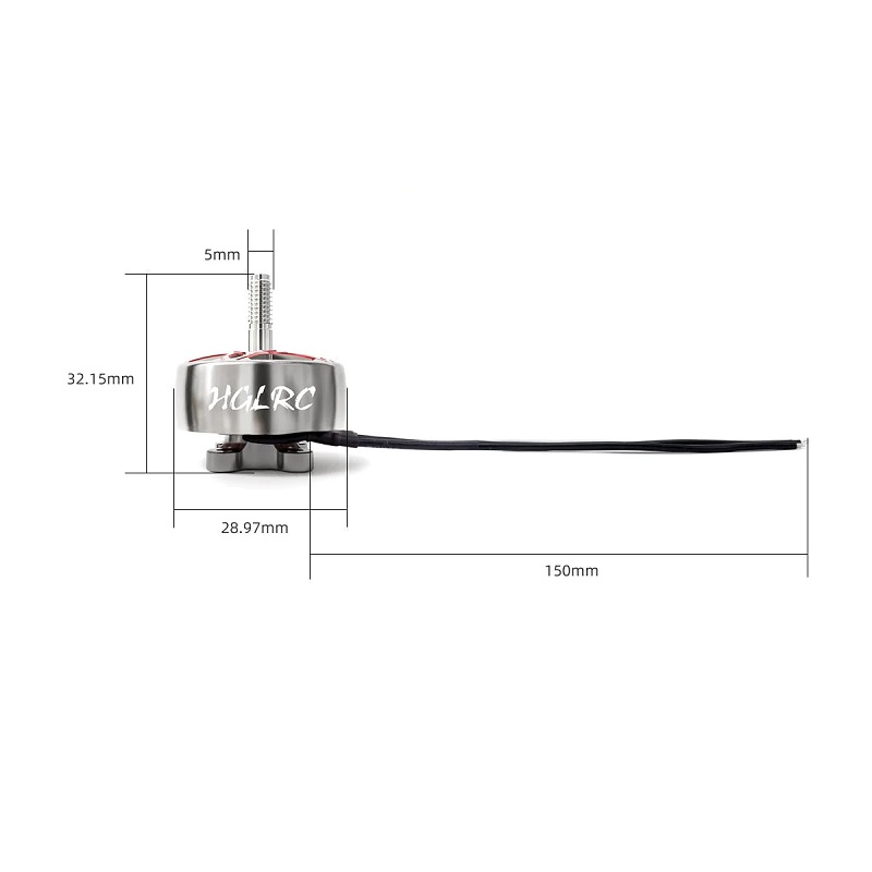 HGLRC SPECTER 2306.5-1900KV Brushless Motor - 5-6S - Image 6