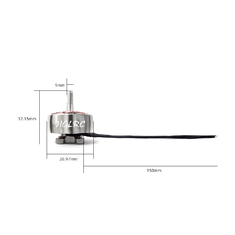 HGLRC SPECTER 2306.5-1900KV Brushless Motor - Image 4