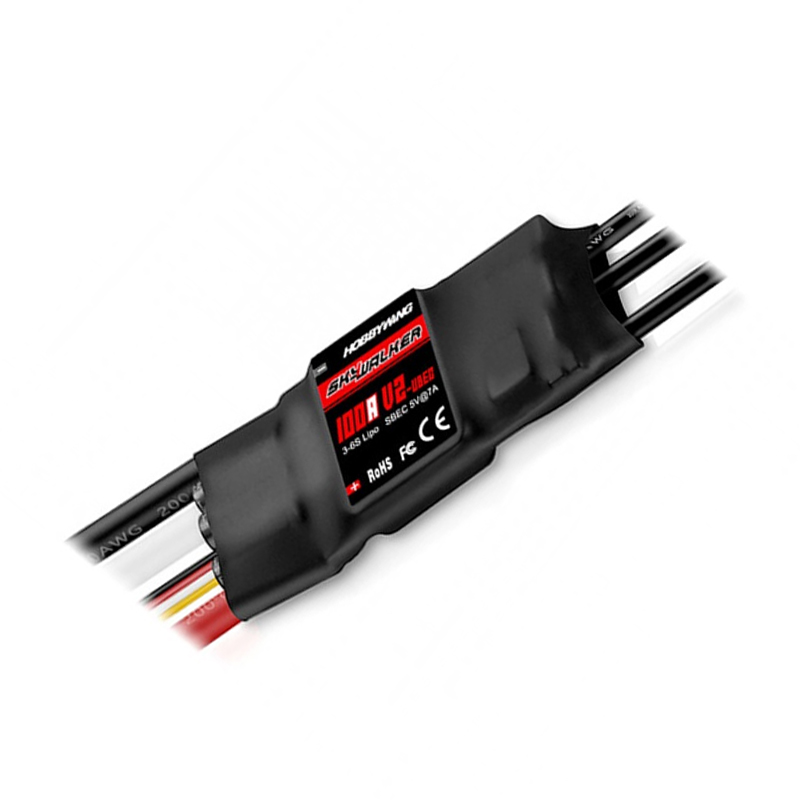 Hobbywing Skywalker 100A V2-UBEC ESC - 3-6S for RC Planes