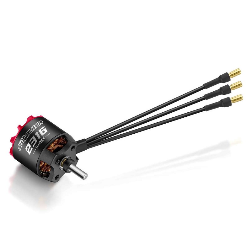 Hobbywing SkyWalker 2316SL 1400KV Fixed Wing Motor - Black - Image 2