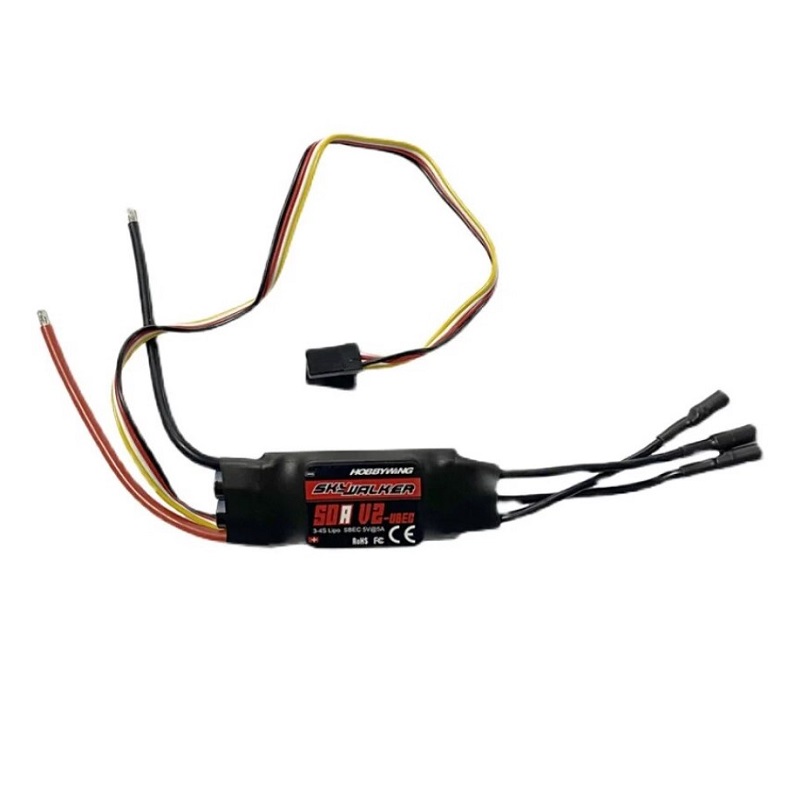 Hobbywing SKYWALKER-50A-V2 50A Fixed Wing ESC - Image 2