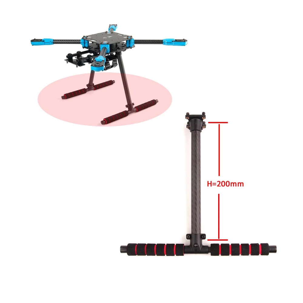 Holybro Carbon Fiber Landing Gear w/ Plastic Connector Single Leg - Image 2