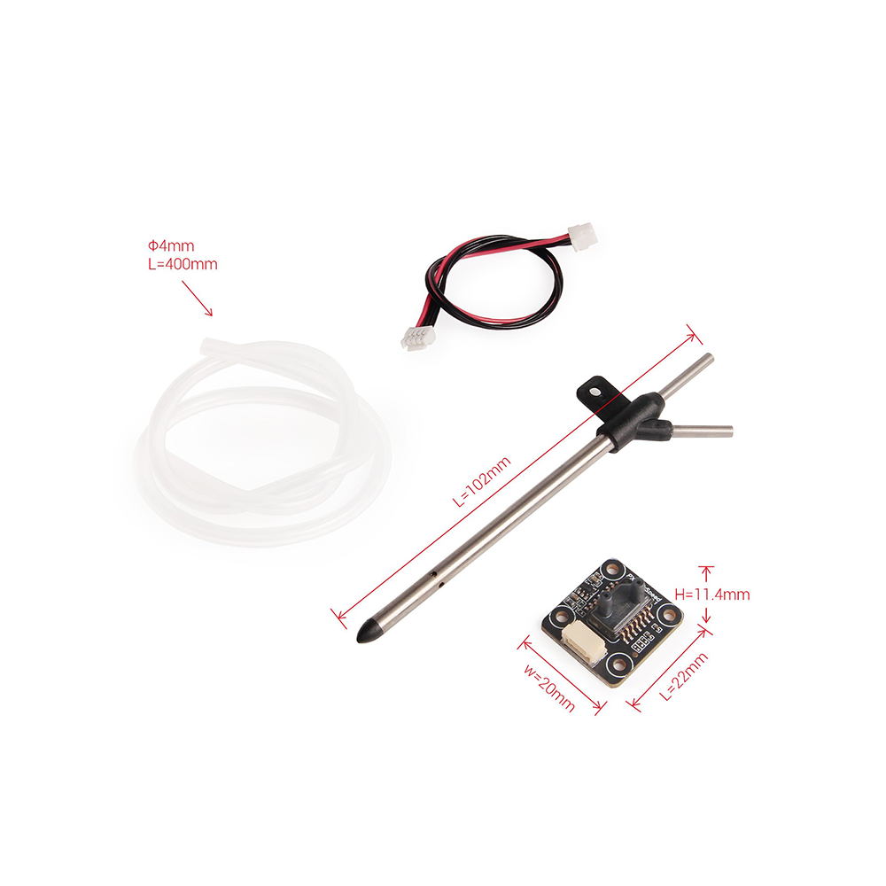 Holybro Digital Air Speed Sensor (MS5525DSO) with PT40 Pitot Tube - Image 3