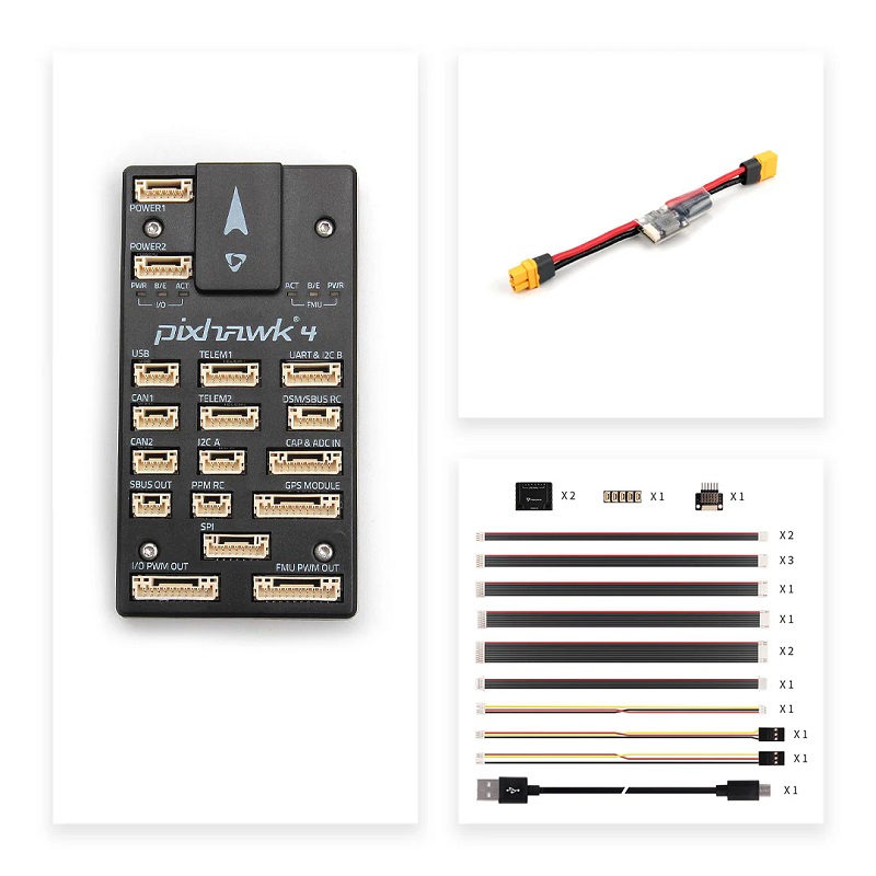 Holybro Pixhawk 4 Flight Controller & PM02 12S Power Module & M9N GPS Set - Image 2
