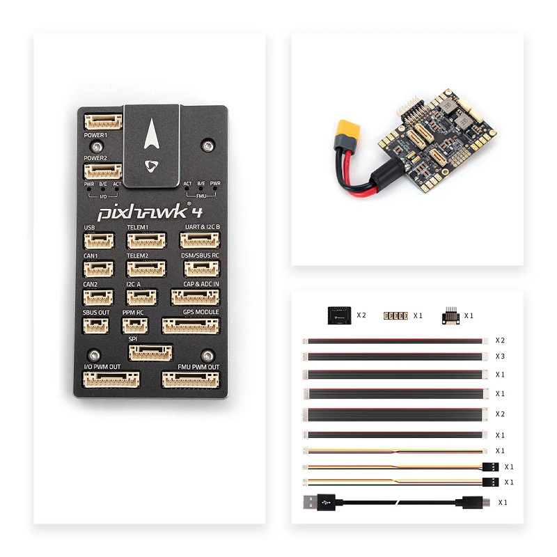 Holybro Pixhawk 4 Flight Controller & PM07 14S & M10 GPS Set - Image 2