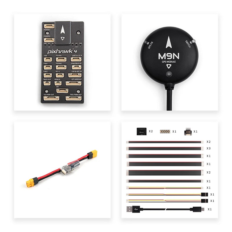 Holybro Pixhawk 4 Flight Controller & PM07 14S Power Module & M9N GPS Set - Image 7