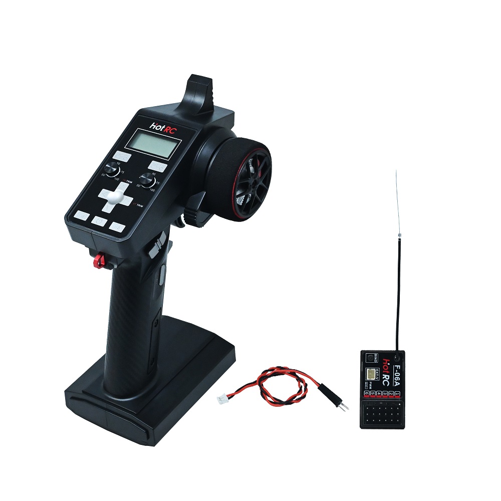 HOTRC CT-6A Transmitter + F-06A Receiver (PWM) - 2.4GHz FHSS - Image 3