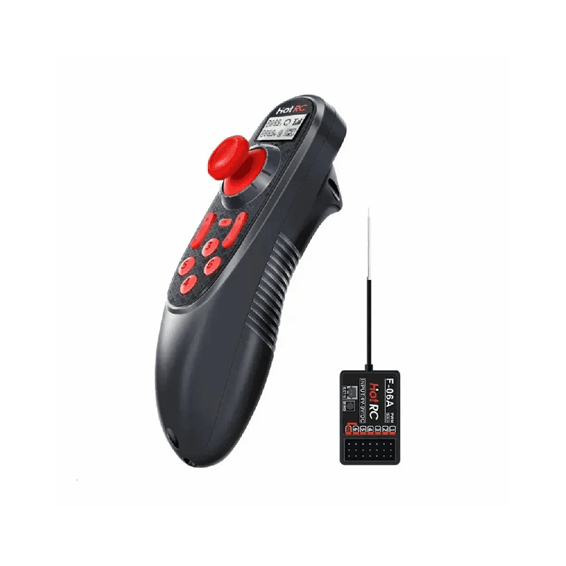 HOTRC DS-600 6CH 2.4GHz FHSS Radio System Transmitter Remote Controller GFSK 6CH Receiver PWM - Image 4