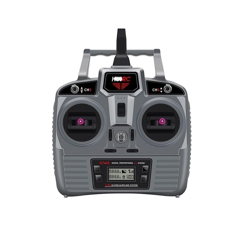HOTRC HT-6A Transmitter + F-06A Receiver (PWM) - Black