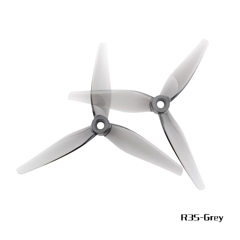 HQProp 5135 (R35V2) Poly Carbonate Propeller (2CW+2CCW) - Grey - Image 2