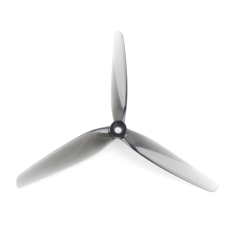 HQProp 7X3.5X3 Light Grey (2CW+2CCW) - Poly Carbonate Triblade Propeller