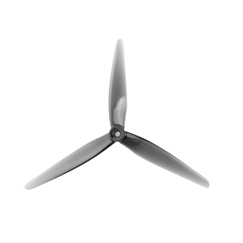 HQProp 8X4X3 Poly Carbonate Triblade Propeller - Grey (1CW+1CCW)