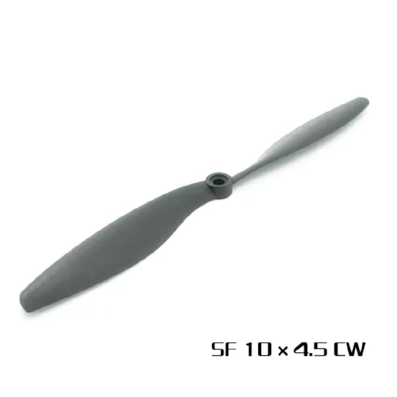 HQProp Slow Flyer Pusher Prop 10x4.5R (2CW) Propeller - Dark Grey - Image 2