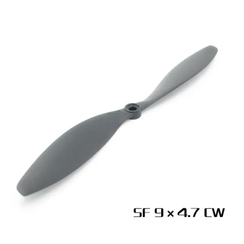 HQProp Slow Flyer Pusher Prop 9x4.7R (2CW) Propeller - Dark Grey - Image 2