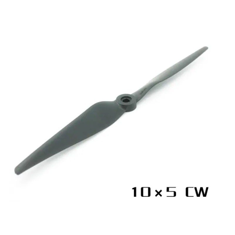 HQProp Thin Electric Pusher Prop 10x5R (2CW) Propeller - Dark Grey - Image 2