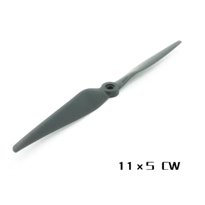 HQProp Thin Electric Pusher Prop 11x5R (2CW) Propeller - Dark Grey - Image 2